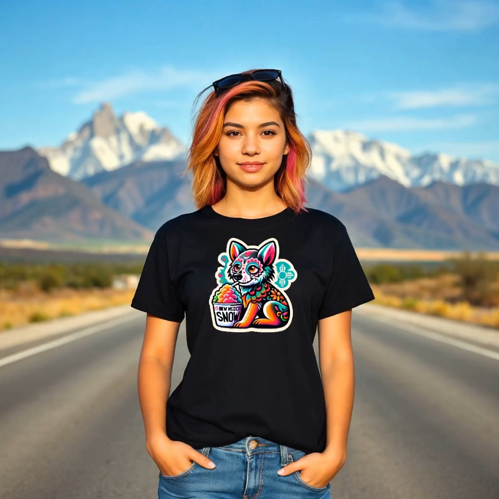 Unixex Snow logo Black
