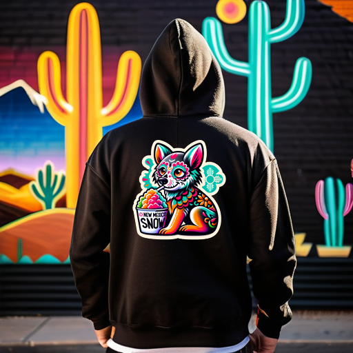 Unisex Snow Logo Hoodie Official Black